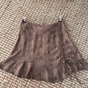URBAN Romantics Animal Print Midi Skirt